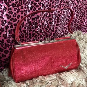 Lux De Ville hot pink purse